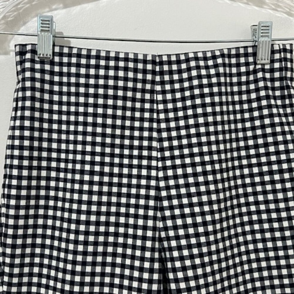 Rag & Bone Simone Slim Ankle Pants Black & White Gingham Women's Size 2 - Picture 3 of 5